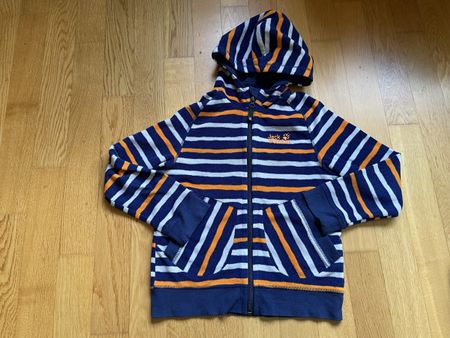 Jack Wolfskin Faserpelz Gr. 128 blau orange