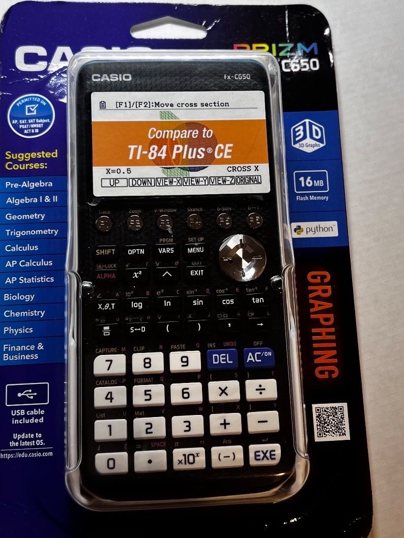 Casio Calcolatrici tascabili: CASIO FX-CG 50 Grafikrechner – Nuovo e nell'imballaggio originale da Lausanne venduto da Nat_Sha 1