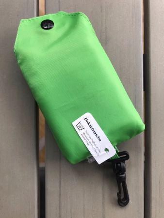 Grüne praktische, handliche Einkauf Tasche