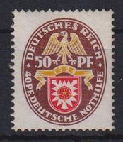 Deutsches Reich 1929: 50 Pf. Nothilfe ** - Kat. 160.--