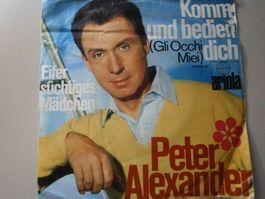 Vinyl-Single Peter Alexander - Komm und bedien dich (Gli Occ