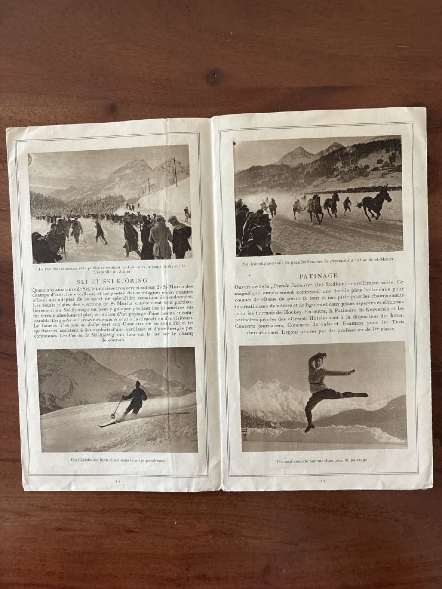 Documents: 3 Werbeprospekte von St. Moritz 1925 - 1929 – D'occasion à Oftringen par Cla.vD.74 4