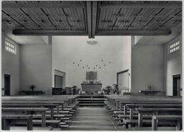 GR 318 PONTRESINA Kath. Hl. Geist-Kirche 1958 GF