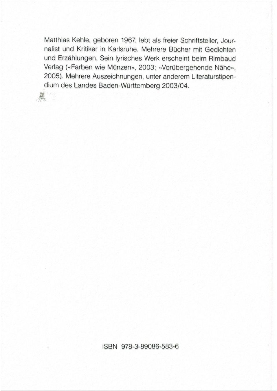 Libri: Matthias Kehle, Drahtamseln - Gedichte – Nuovo (secondo la descrizione) da Sarnen venduto da Livres 1