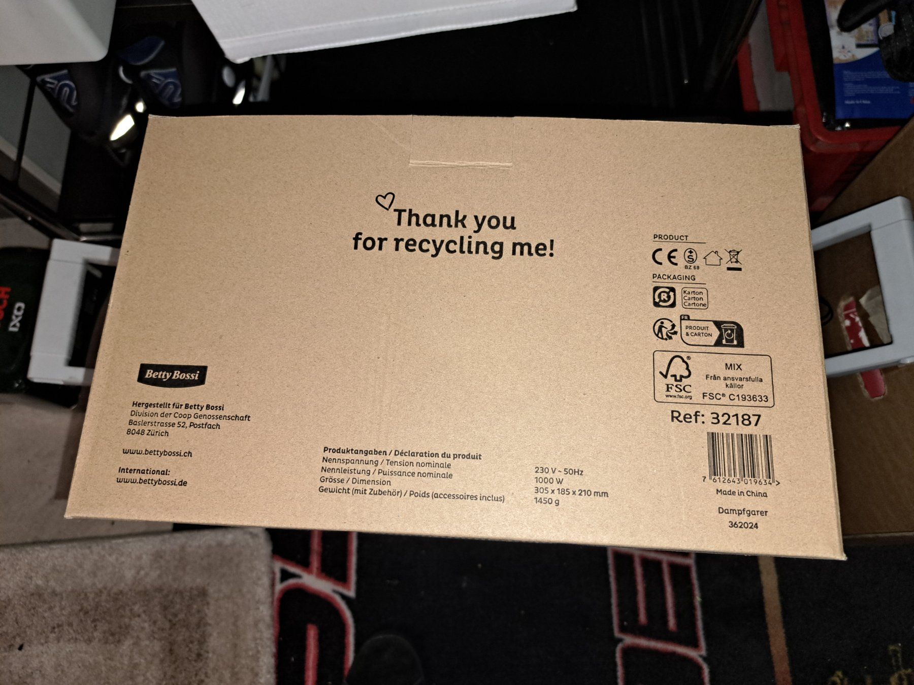 Betty Bossi Küchengeräte: Betty Bossy Dampfgarer Neu – Neu und originalverpackt aus Freienbach von EASY_E 1