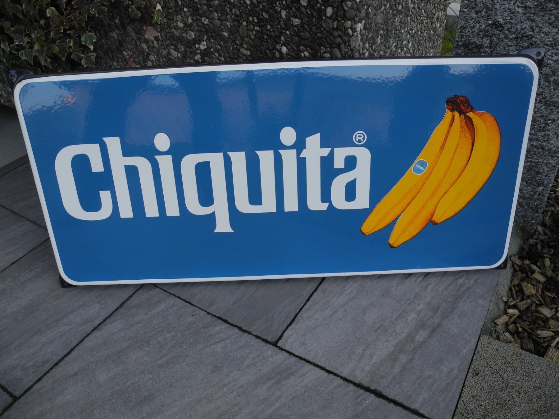 Insegne: XXL CHIQUITA EMAILSCHILD – Nuovo (secondo la descrizione) da Reinach AG venduto da Huckleberrysix 2