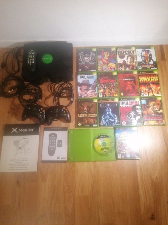 Vintage XBox mit 14 Spiele und Zubehör Kaufen auf Ricardo
