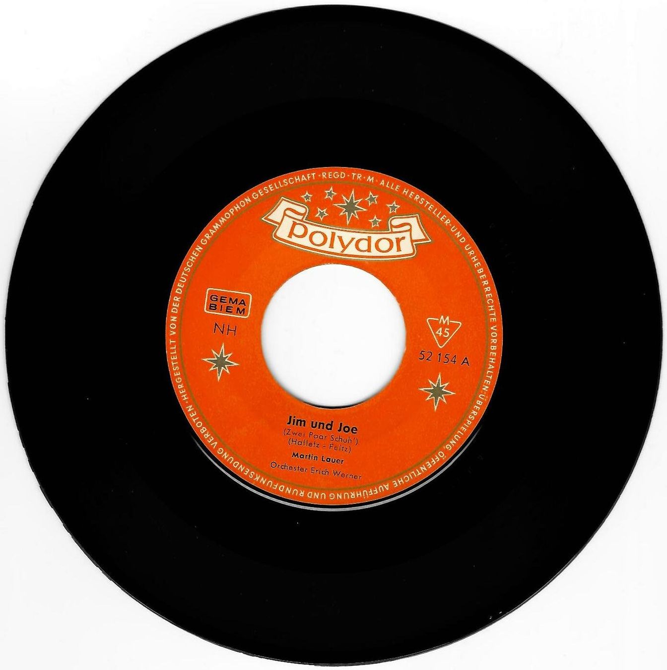 Dischi in vinile: Martin Lauer - Jim und Joe – Usato da Goldach venduto da Pw1427