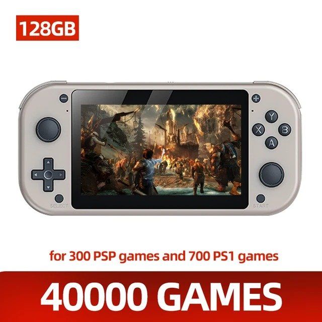 Console: 4,3" Retro-Handheld-Videospielkonsole Linux-System 128GB – Nuovo e nell'imballaggio originale da Genève venduto da Top-Trend