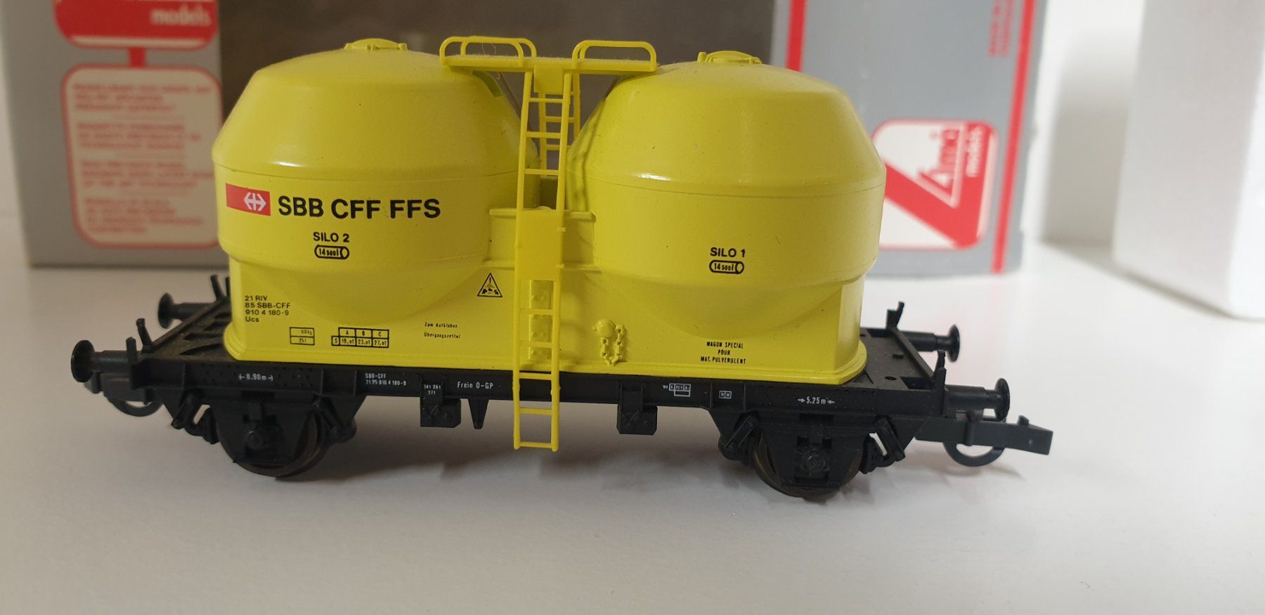 Lima Modelleisenbahnen: Lima SBB Ucs Silowagen 302816K – Gebraucht aus Neuenhof von ludovicco 1