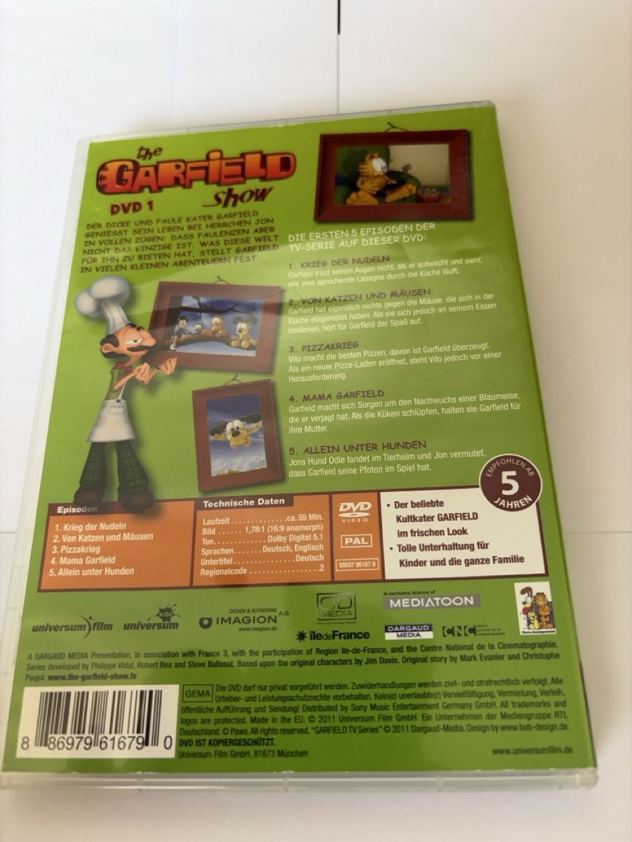 Tutti i DVDs: The Garfield Show DVD – Nuovo (secondo la descrizione) da Uster venduto da oranger_pulli 1
