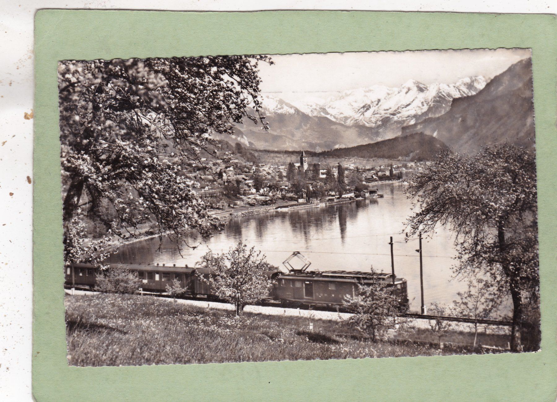 Cartoline postali: Brienz mit Bahn 1954 – Usato da Herisau venduto da Lisegrat2008