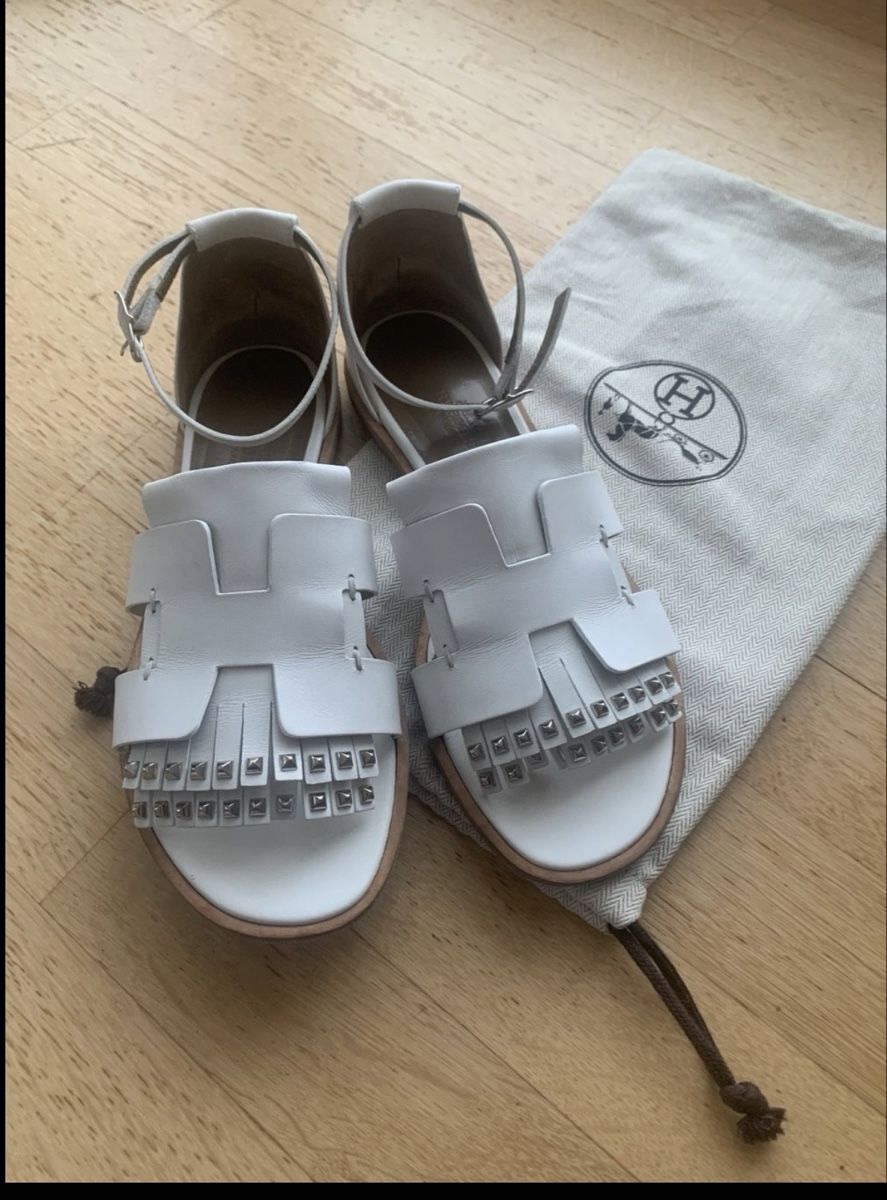 Hermès Scarpe da donna: Hermès sandales Santorini 37 – Nuovo (secondo la descrizione) da Peseux venduto da camosport