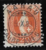 Stehende Helvetia 66D - AARAU 5.X.00