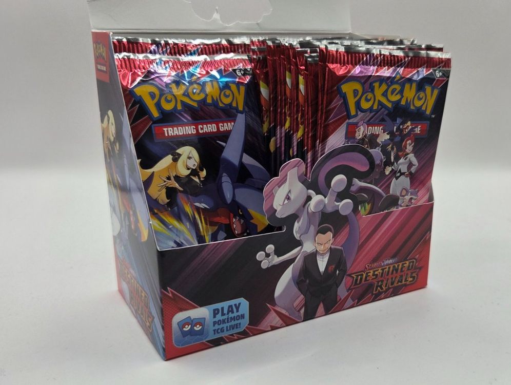 Destined Rivals Booster Box geöffnet mit 22 Booster Packs (Neu (gemäss ...