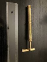 Rasoio a lametta, in ottone, vintage