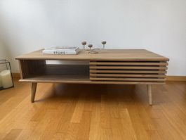 Couchtisch mit Stauraum, Eichen-Finish