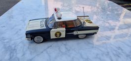 Blechauto Polizei Chevrolet Ichiko Spielzeugauto 