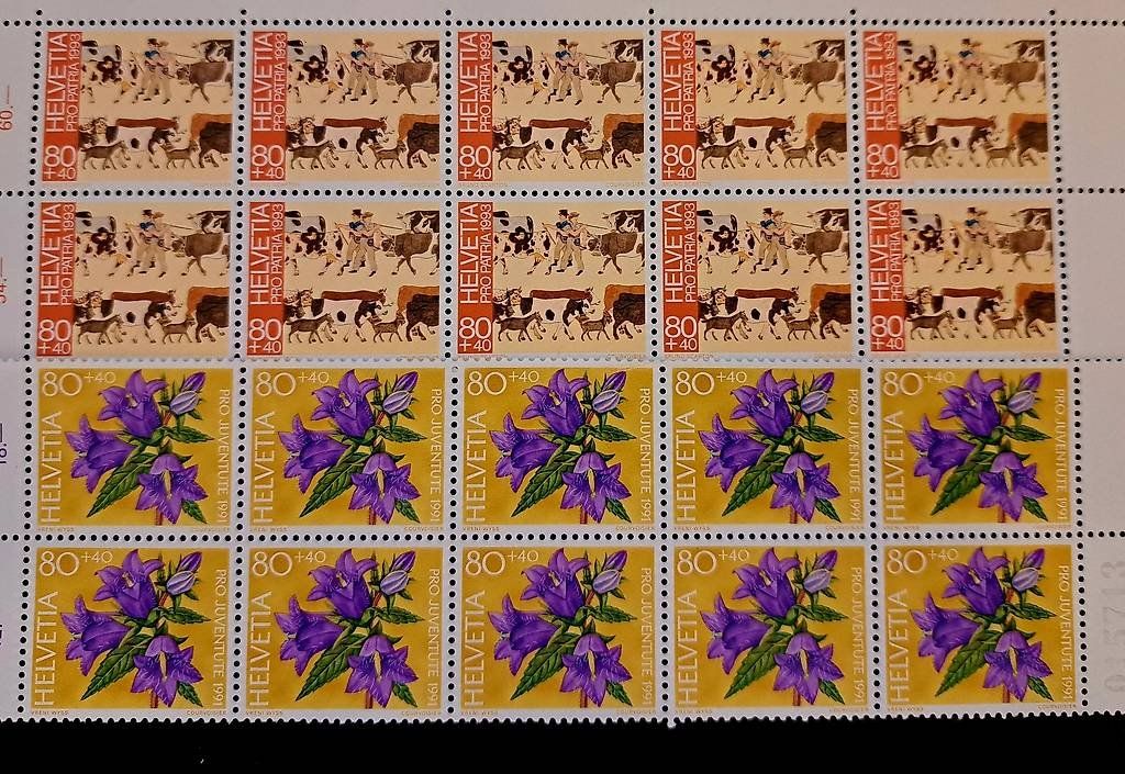 Tutti i francobolli: Briefmarkensammlung Pro Juventute, Geldscheine etc. – Nuovo (secondo la descrizione) da bazenheid venduto da salerno007 2