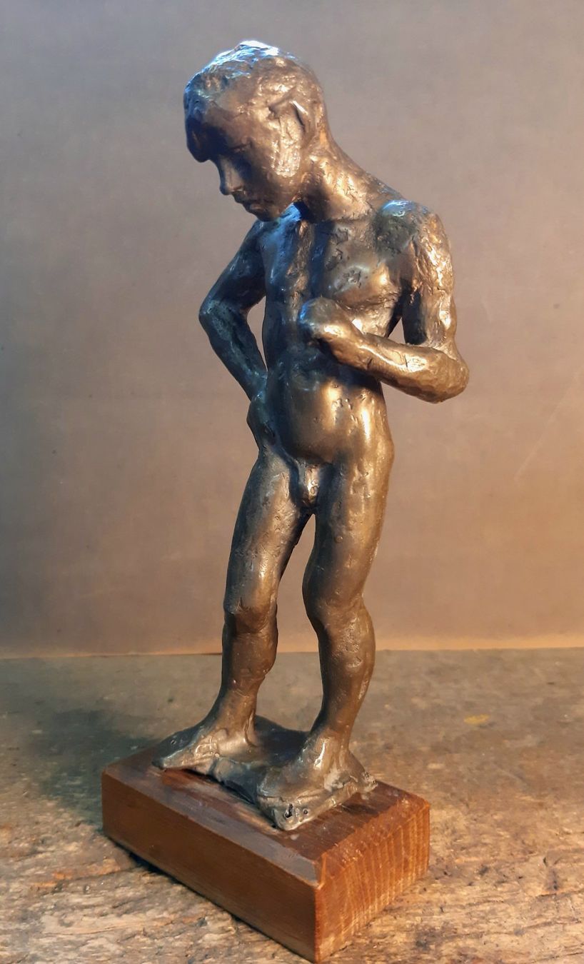Sculptures & Statues: Blei Skulptur monogrammiert – D'occasion à Arbon par torso444 1