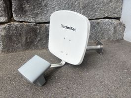 Satellitenschüssel Technisat mit Halterung