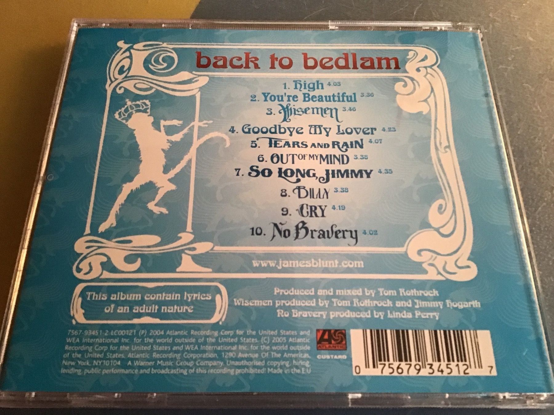 CDs: james blunt – Gebraucht aus Thierachern von sweden08 1