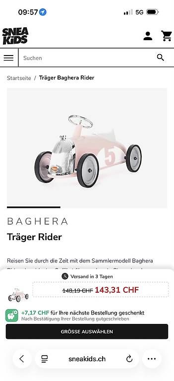 Veicoli per bambini: Rutschauto Metall  – Usato da Niederhasli venduto da des_f82m 1