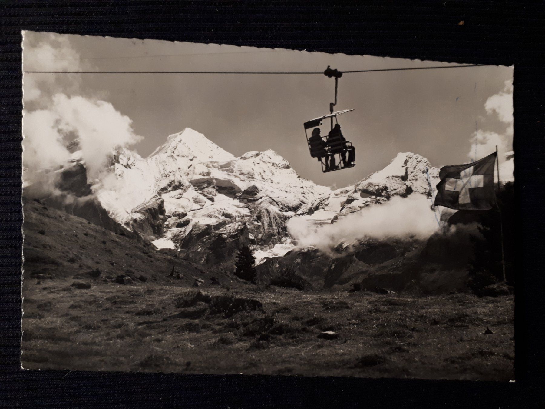 Cartes postales: KANDERSTEG - SESSELBAHN - KLEINEN MANGEL – D'occasion à Ponto Valentino par giorgia06