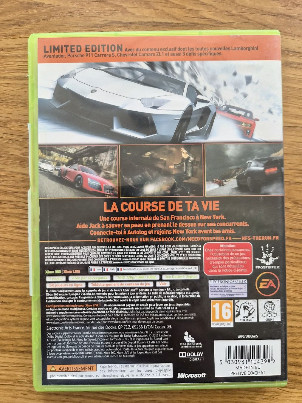 Microsoft Spiele: Need for Speed: The Run sur Xbox 360 – Gebraucht aus La Joux FR von car_ck96 2