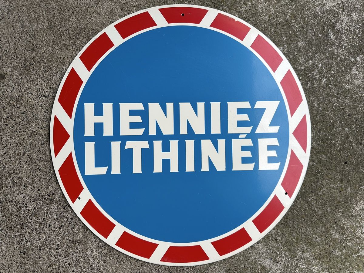 Ecriteaux: Henniez Wasser Werbung Reklame  – D'occasion à Reinach AG par rares75