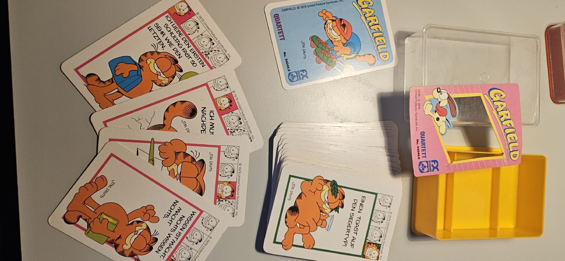 Giochi: Garfield Quartett 1978 FX Schmid – Usato da Belp venduto da Ginus85 1