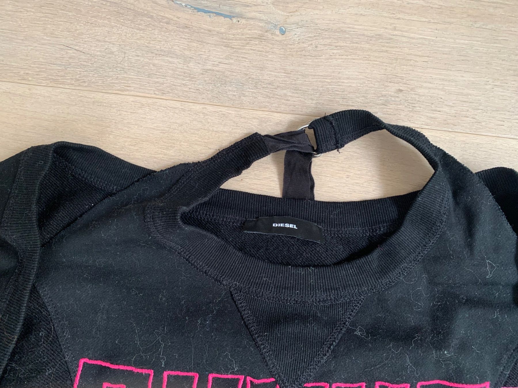 Diesel Pullover & Sweatshirts: Diesel Cropped Sweatshirt / Pullover „Mix-Print“  gr. S – Gebraucht aus Nuglar von Korsika2 2