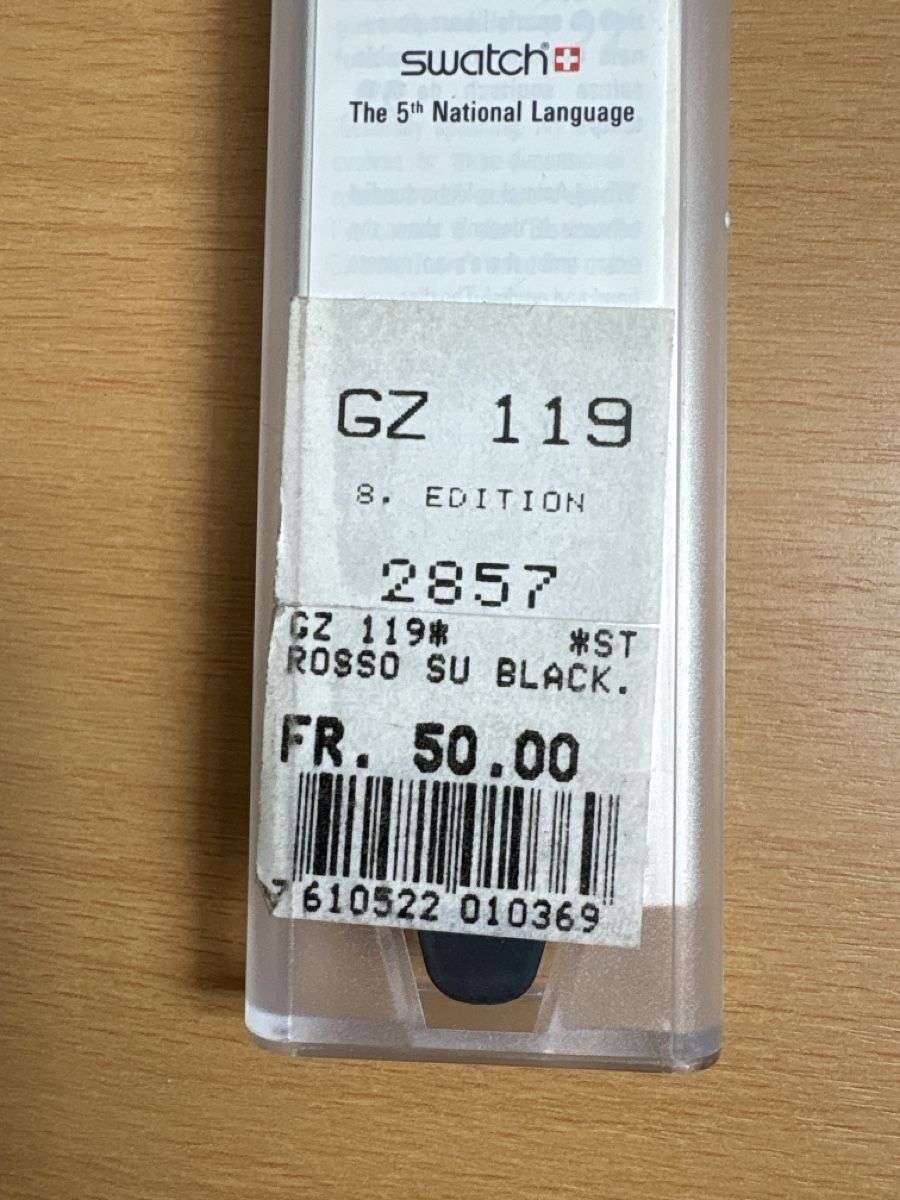 Swatch Orologi: Swatch GZ119 Felice Varini – Nuovo (secondo la descrizione) da Spreitenbach venduto da HPS67 4