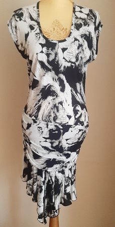 Robe Roberto Cavalli tête de fauves