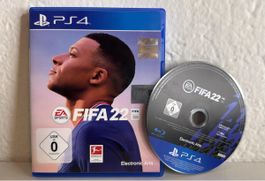 FIFA 22 PS4/PS5 Game disc and case