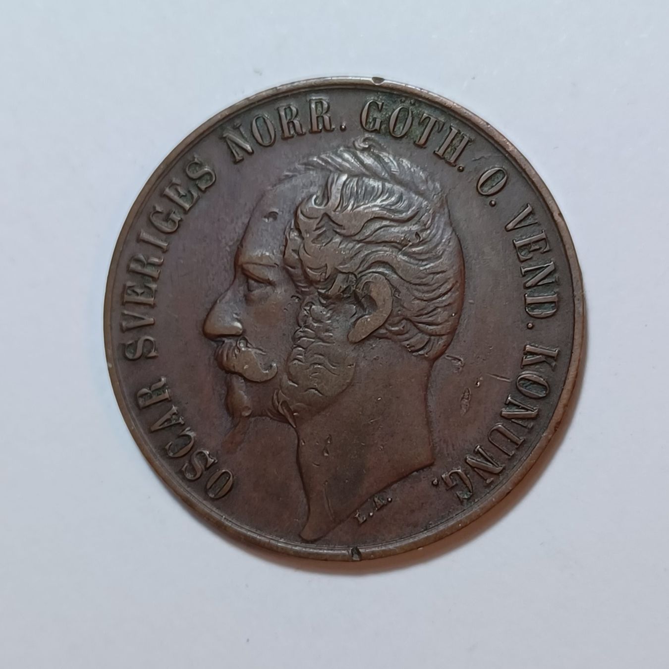 Tutti le monete: 5 Öre 1858 Schweden – Usato da Pfäffikon ZH venduto da Welt_Muenzen 1