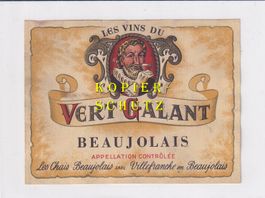 Etikette - Beaujolais (Vert galant) /bd