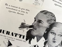 Muratti Cigarettes - 3 alte Werbungen / Publicités 1930