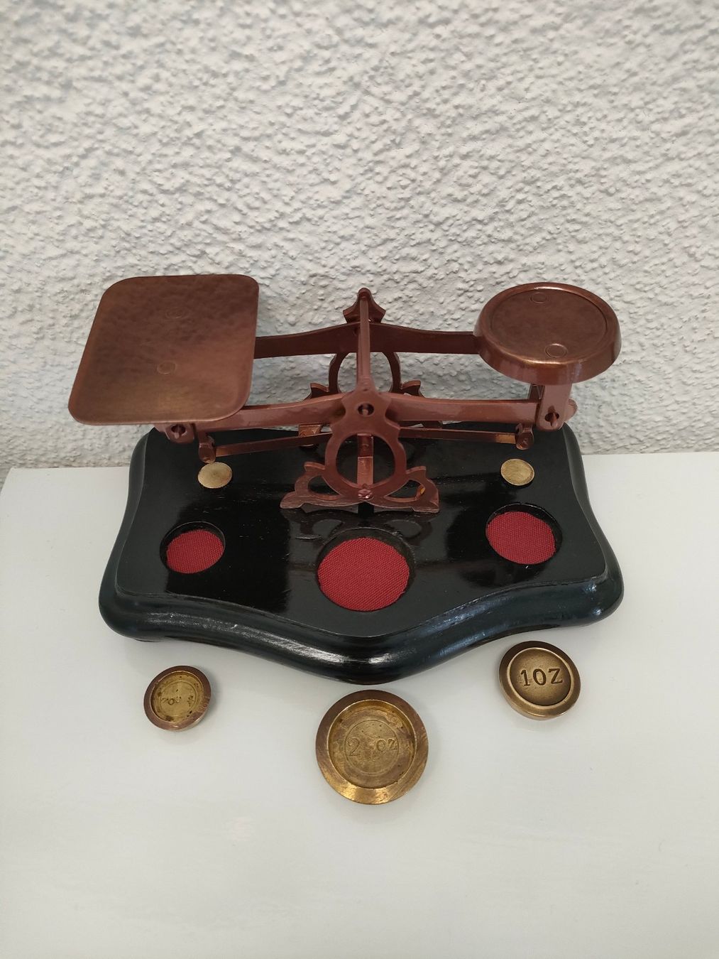 Altra tecnologia per ufficio: Nostalgische Messing Briefwaage mit Gewichten – Usato da Dietikon venduto da Tucumano1981 4