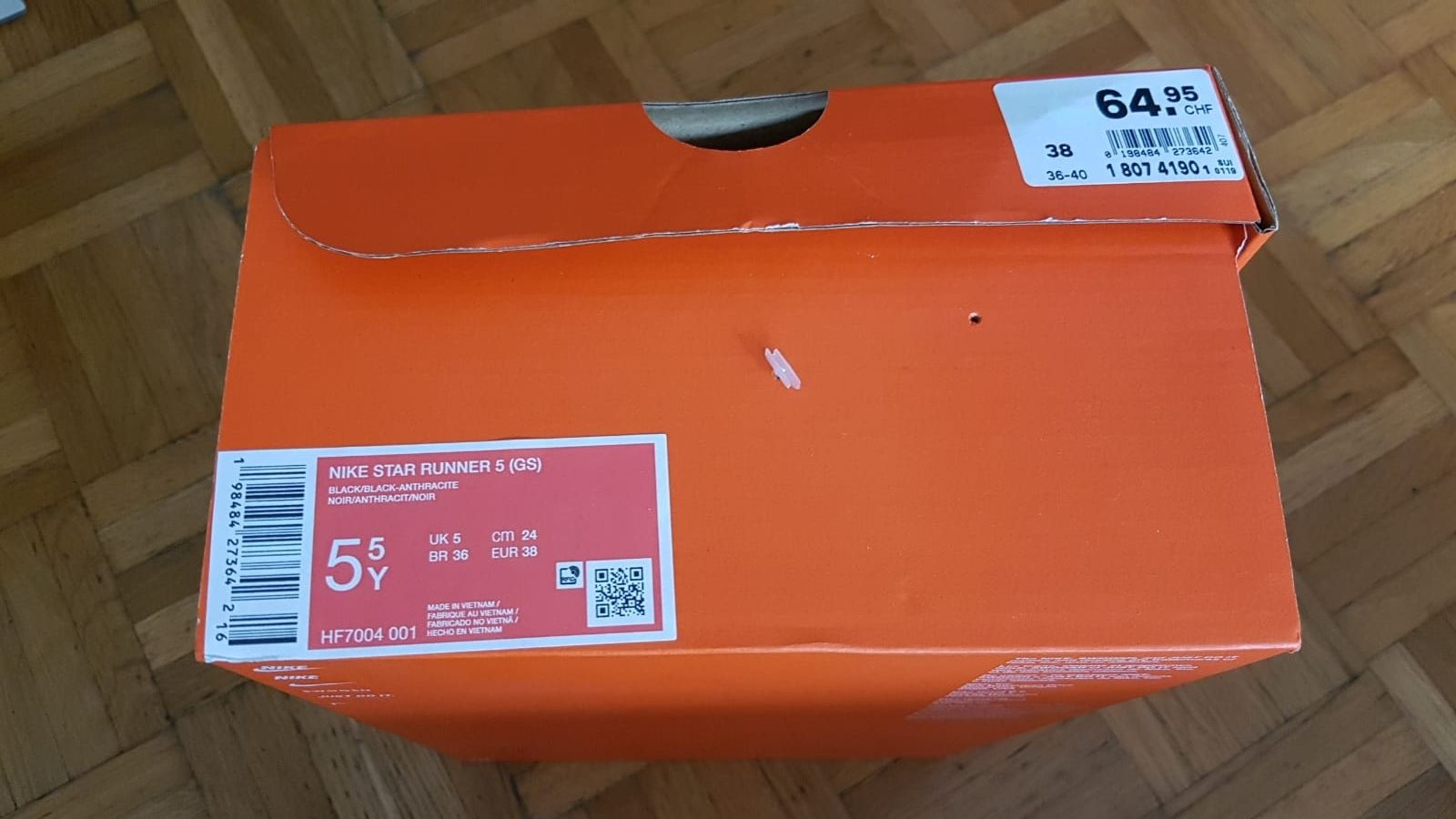 Nike Scarpe da uomo: Nike STAR RUNNER 5 GS,Gr.38 – Nuovo e nell'imballaggio originale da Zürich venduto da ata_c8nh 7