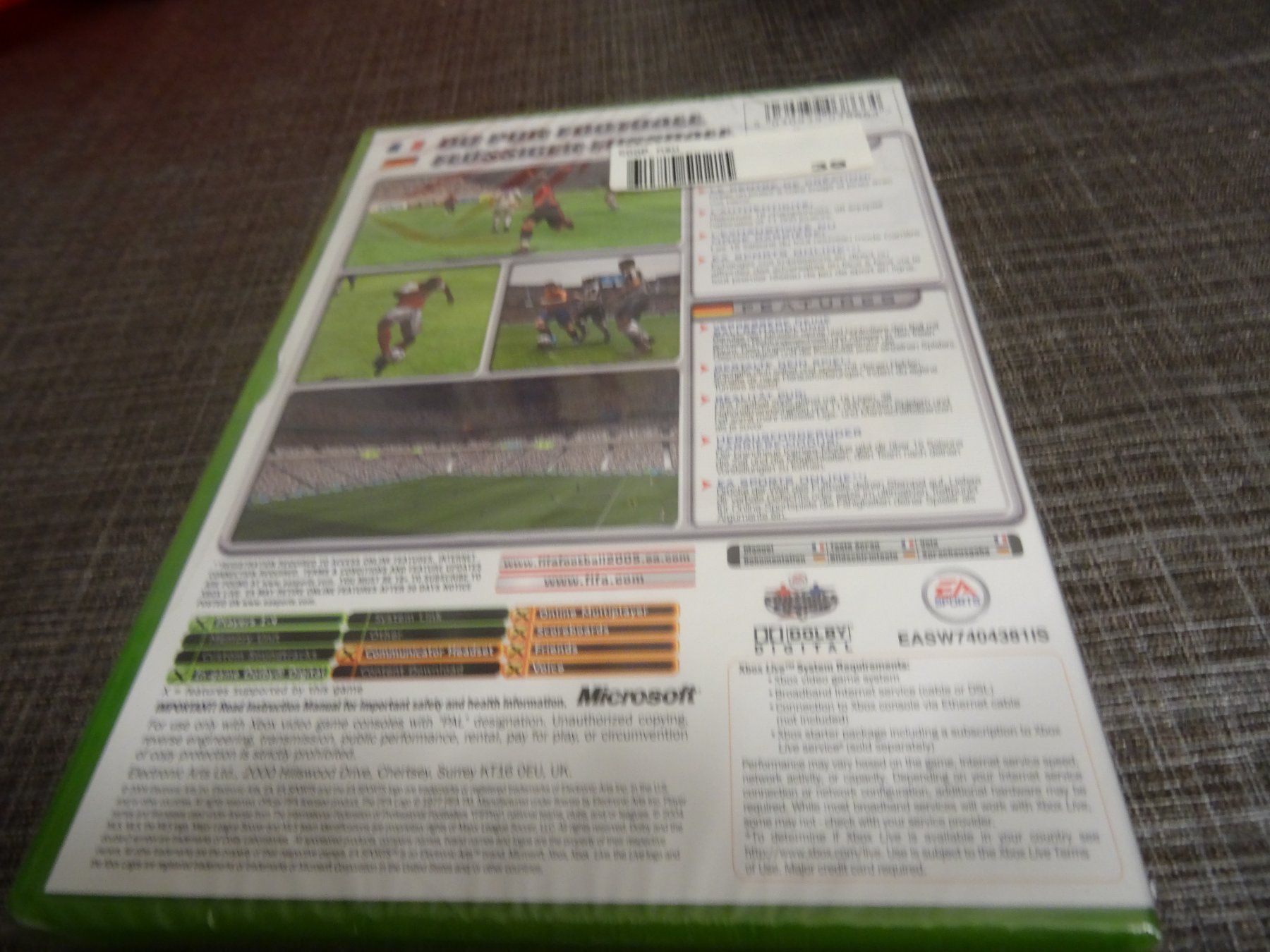 Spiele: FIFA Football 2005 XBOX NEUWARE – Gebraucht aus Olten von Disc-Ausverkauf 1