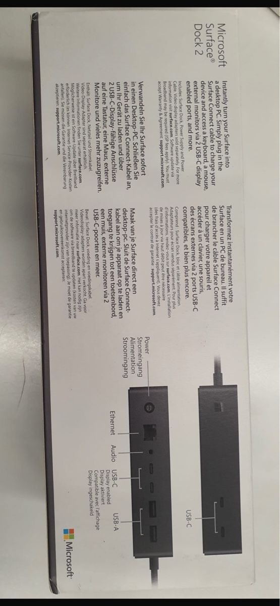 Dockingstation: Microsoft Surface Dock 2 Dockingstation für Surface Geräte – Neu und originalverpackt aus Altendorf von pas_5chw 1