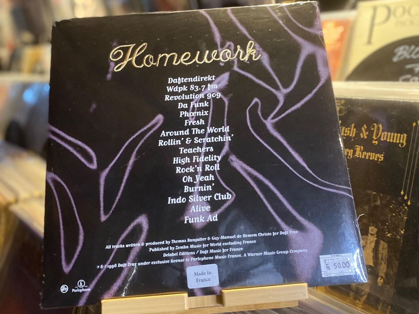 Dischi in vinile: DAFT PUNK – HOMEWORK...RE EU 2019... SEALED DLP – Usato da Gals venduto da Diskopatshop 1