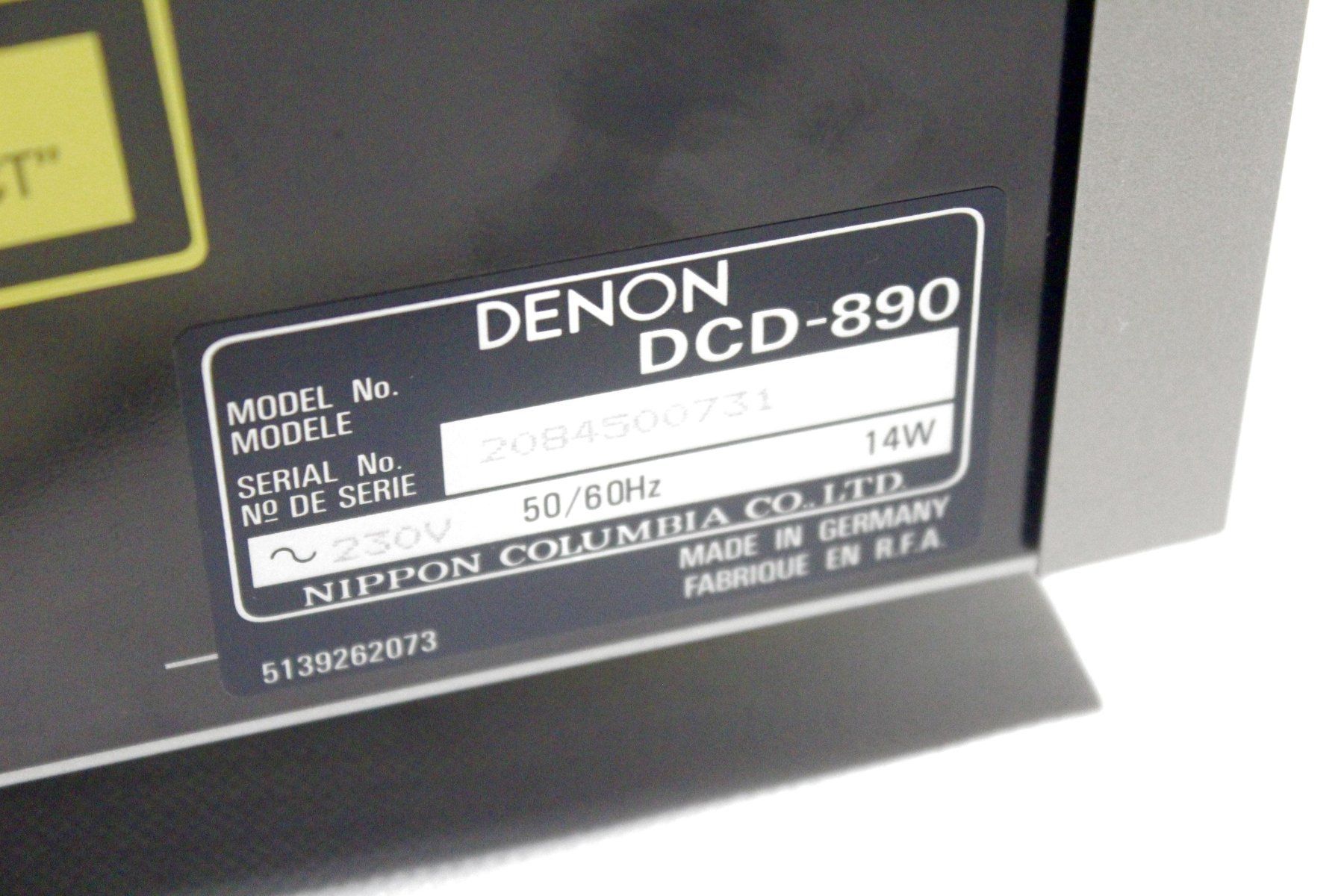 Denon Lettore multimediale & Streamer: Klassischer CD-Spieler DENON DCD-890 inklusive FB RC-151 – Usato da Bern venduto da kultiges 8