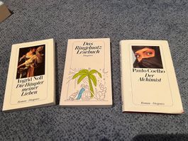 3 Bücher Diogenes: Der Alchimist, Das Ringelnatz, etc.
