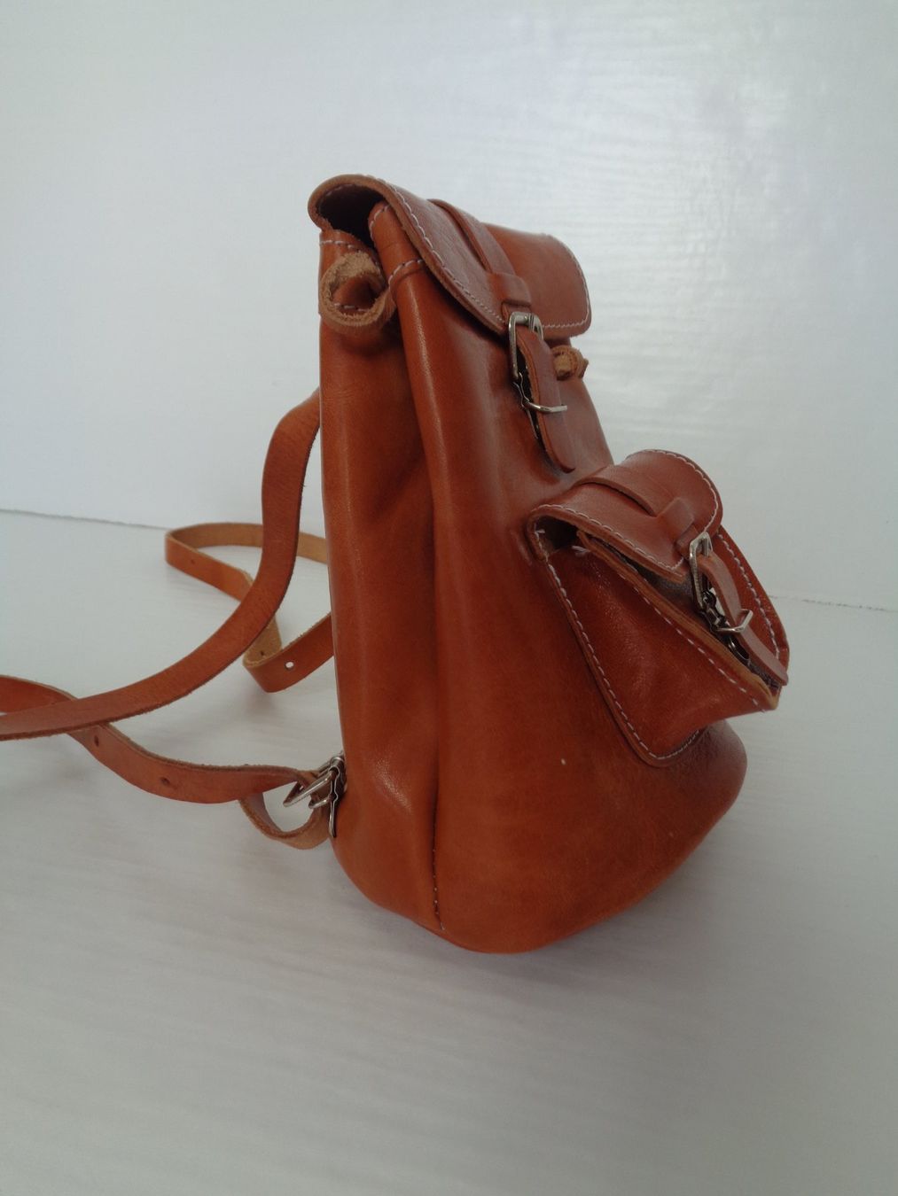 Rucksäcke: Kleiner Damen Lederrucksack – Gebraucht aus Chur von omonia 3