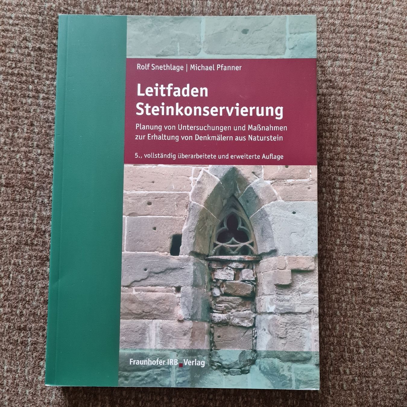 Libri: Leitfaden Steinkonservierung  – Usato da Basel venduto da Piscosour01