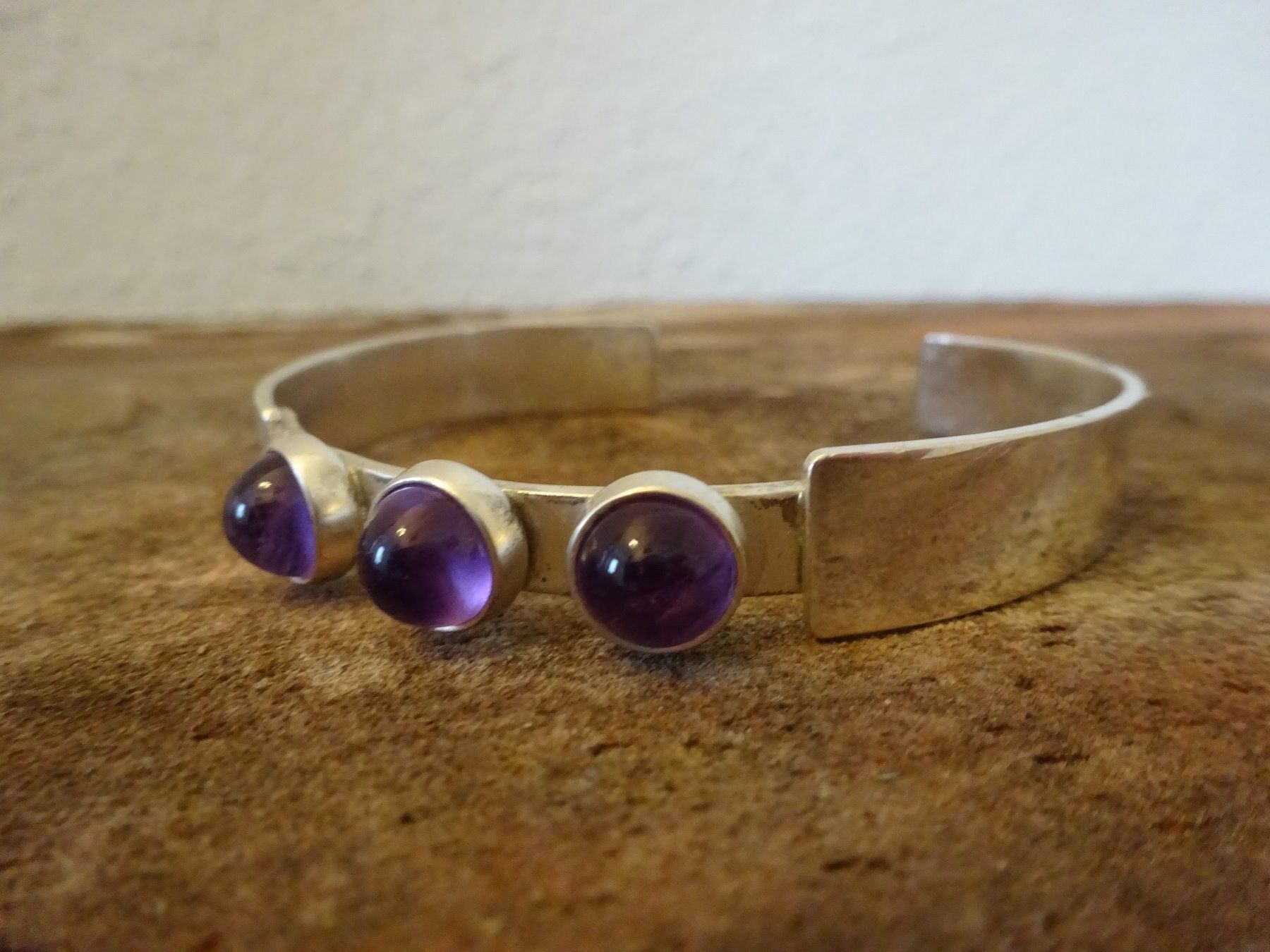 Bracciali & Braccialetti: Armreif Amethyst 925 Silber / PERLI – Usato da Esslingen venduto da FetteSchnecke 1