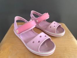 Sandalen, Marke: Crocs, Grösse 32, Farbe: Rosa