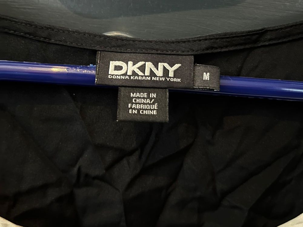 DKNY Vestiti: Sommerliches Kleid in Schwarz und Weiss, Gr.M – Usato da Zürich venduto da kay12325 3